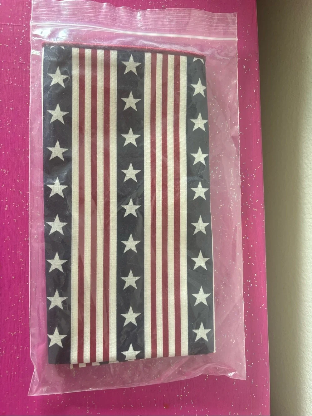Longaberger All American Stars & Stripes Napkins in Red, White, Blue, (2), NWT
